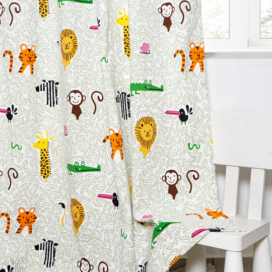 Safari Room Darkening Curtain (Set of 2)