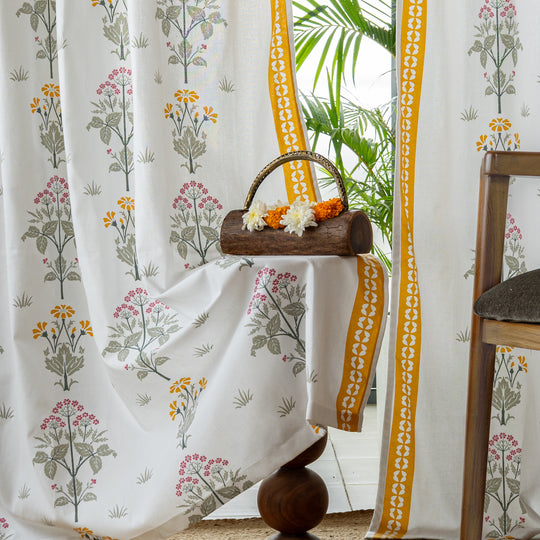 Latha Room Darkening Curtain (Set of 2)