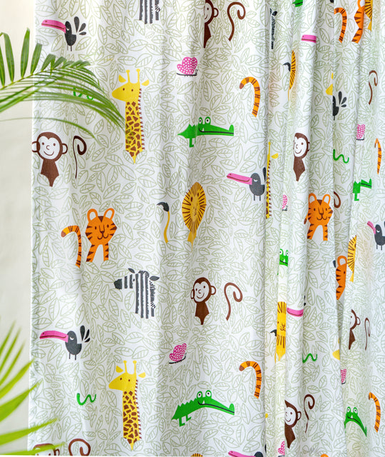 Safari Room Darkening Curtain (Set of 2)