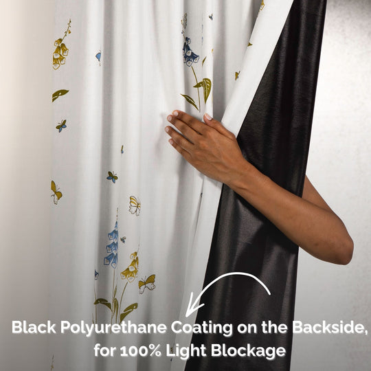 Titli Coated Blackout Curtain (Set of 2)