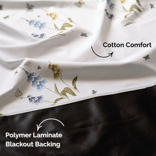 Titli Coated Blackout Curtain (Set of 2)