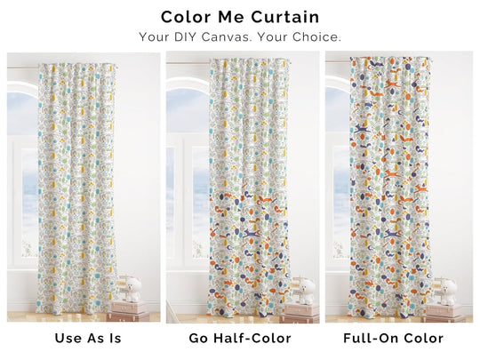 ColorMe Room Darkening Curtain (Set of 2)
