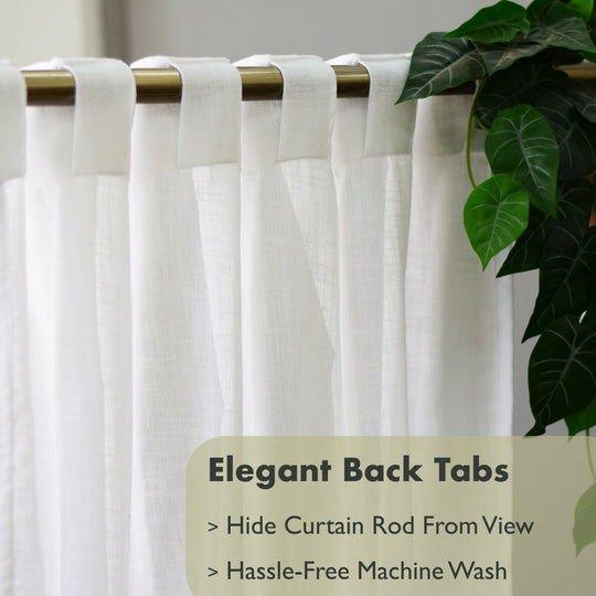 Mithu Sheer Curtain (Set of 2)