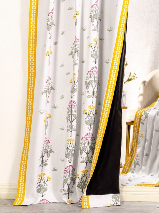 Latha Coated Blackout Curtain (Set of 2)