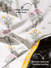 Latha Coated Blackout Curtain (Set of 2)